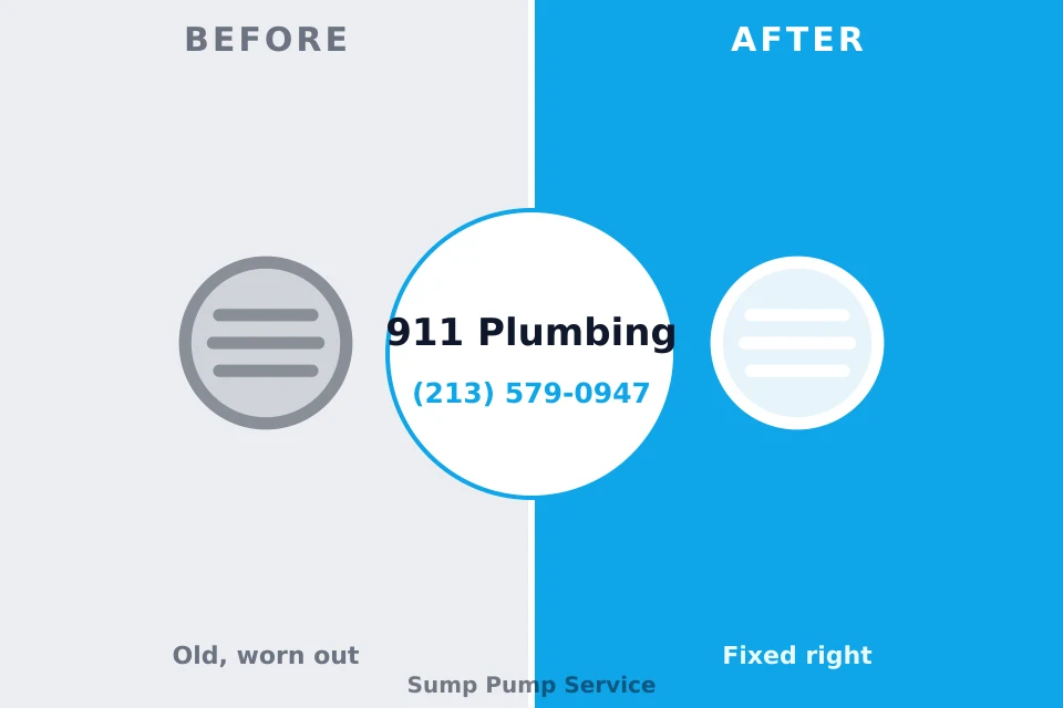 Before and after: plumbing repair Southgate, FL
